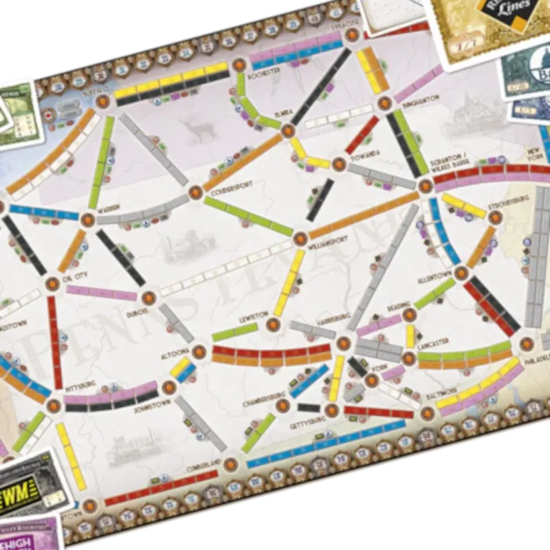 Ticket to Ride Expansão Reino Unido e Pensilvânia - Galápagos Jogos