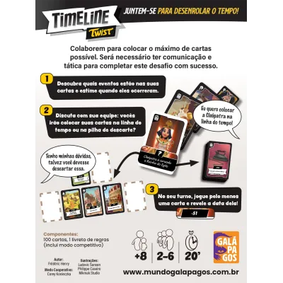 Timeline Twist - Galápagos Jogos Timeline Twist - Galápagos Jogos