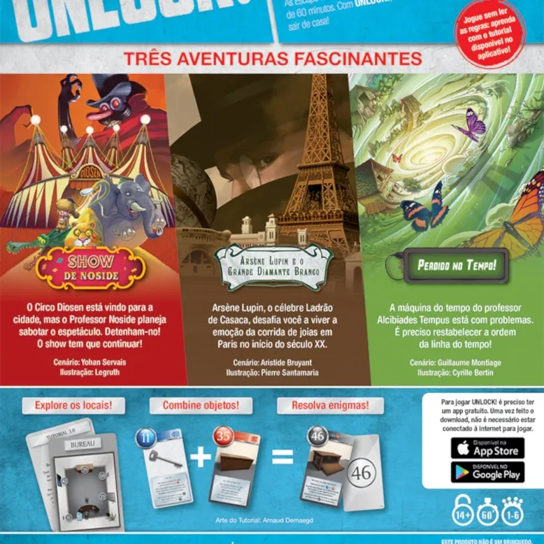 Unlock! Aventuras Atemporais - Galápagos Jogos