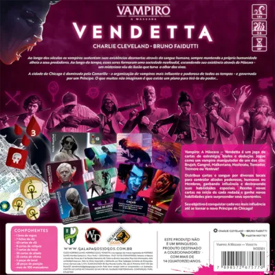 Vampiro: A Máscara - Vendetta - Galápagos Jogos