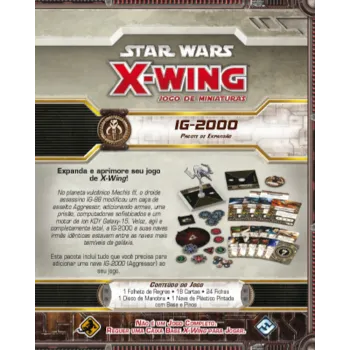 Star Wars X-Wing - Pacote de Expansão: IG-2000 - Galápagos Jogos Star Wars X-Wing - Pacote de Expansão: IG-2000 - Galápagos Jogos