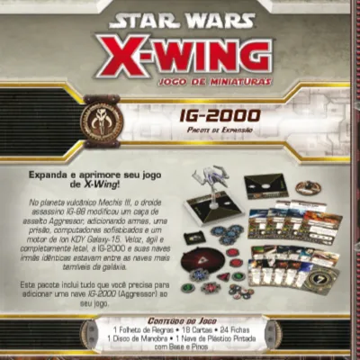 Star Wars X-Wing - Pacote de Expansão: IG-2000 - Galápagos Jogos