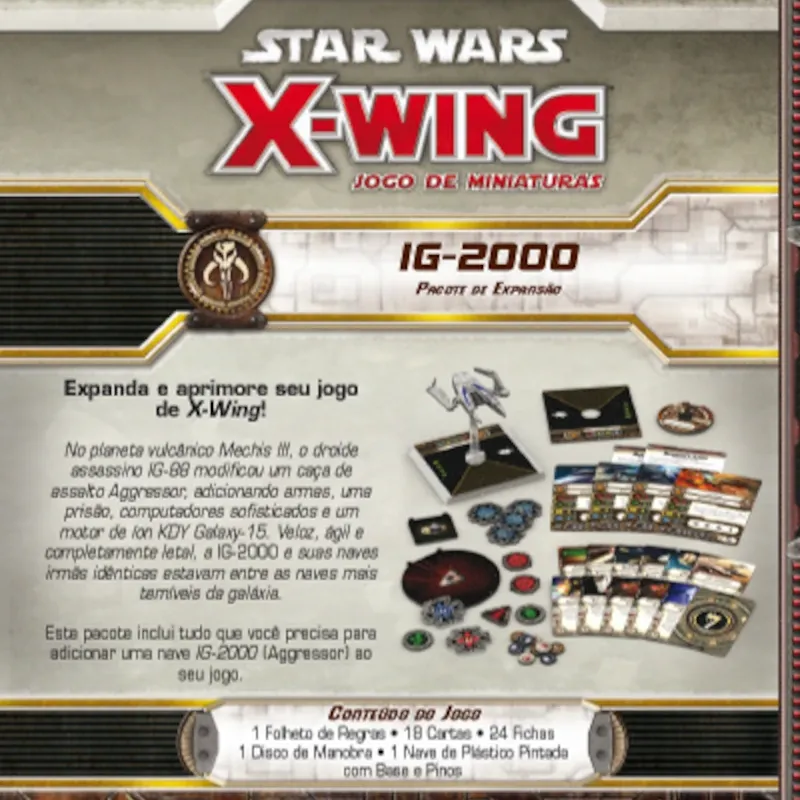 Star Wars X-Wing - Pacote de Expansão: IG-2000 - Galápagos Jogos