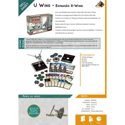 Star Wars X-Wing - Pacote de Expansão: U-Wing - Galápagos Jogos