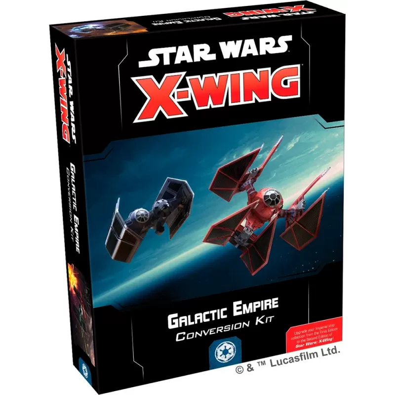 Star Wars X-Wing 2.0 - Kit de Conversão: Galactic Empire em Inglês - Galápagos Jogos