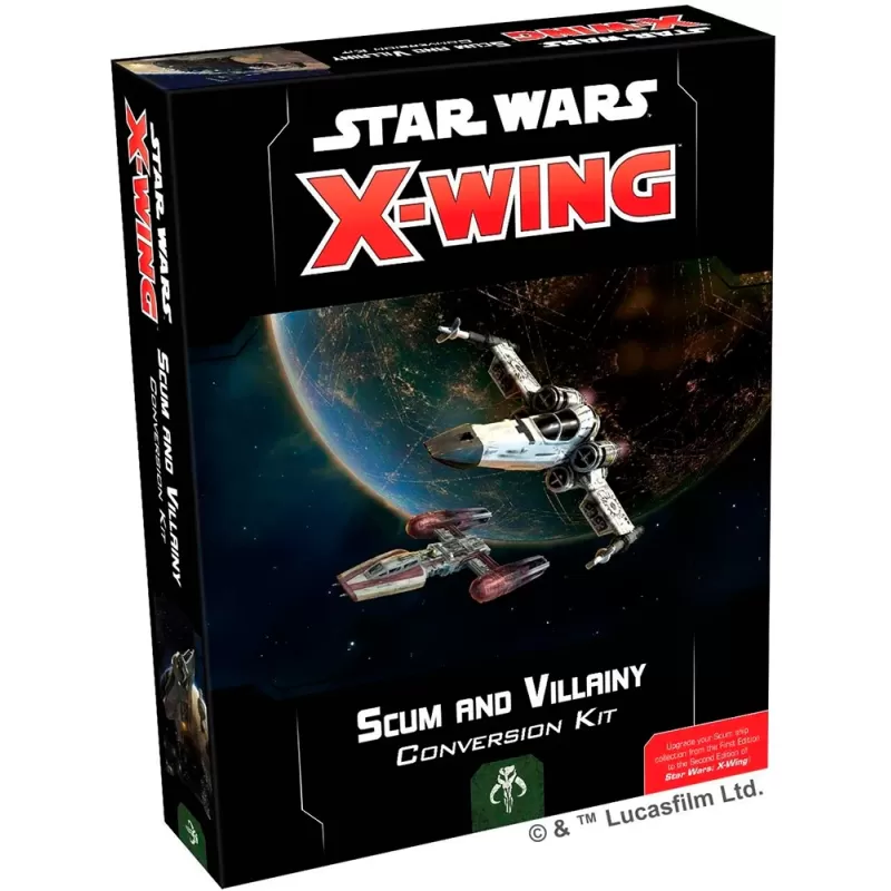 Star Wars X-Wing 2.0 - Kit de Conversão: Scum and Villainy em Inglês - Galápagos Jogos