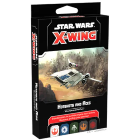 Star Wars X-Wing 2.0 - Pacote de Reforços: Hotshots Aces Reinforcements Pack - Galápagos Jogos
