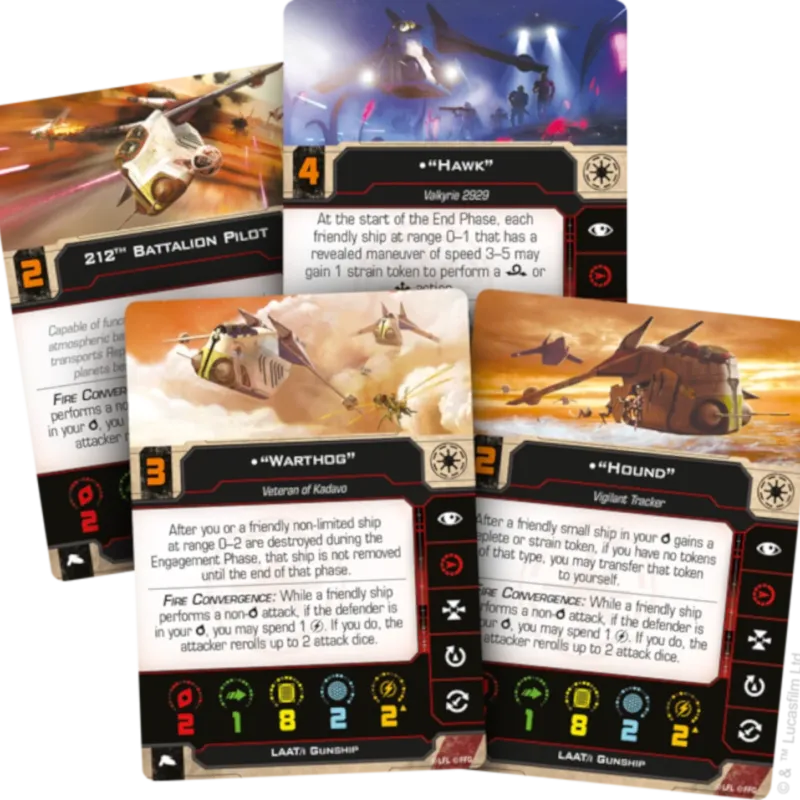 Star Wars X-Wing 2.0 - Pacote de Expansão: LAAT/I Gunship - Galápagos Jogos