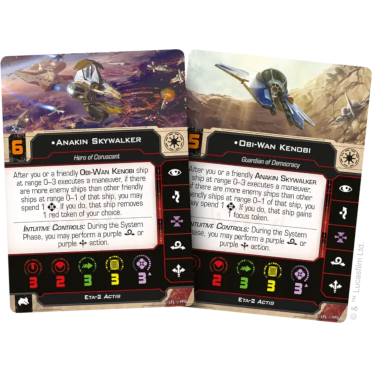 Star Wars X-Wing 2.0 - Pacote de Expansão: Eta-2 Actis - Galápagos Jogos