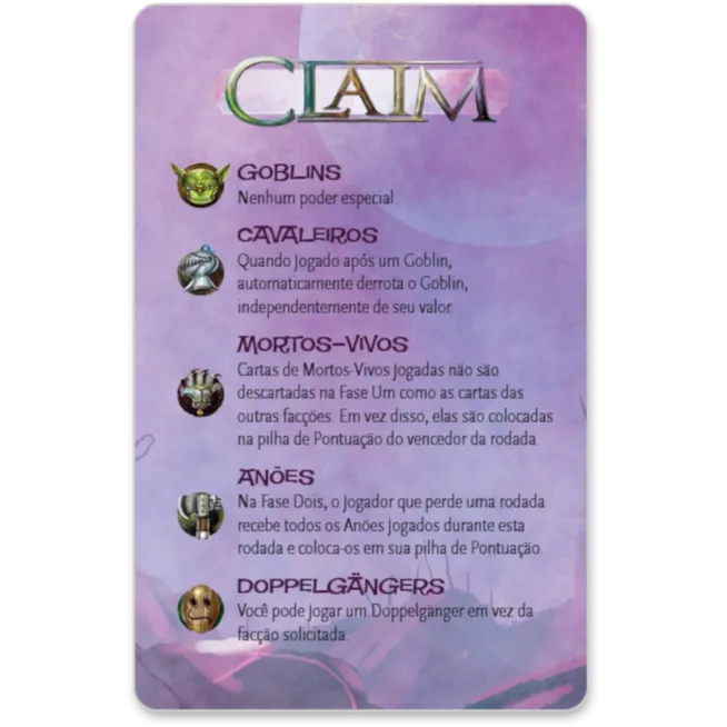 Claim - Papergames