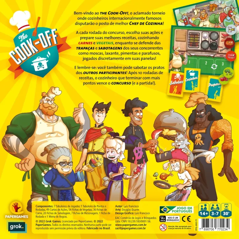 The Cook-Off - Papergames