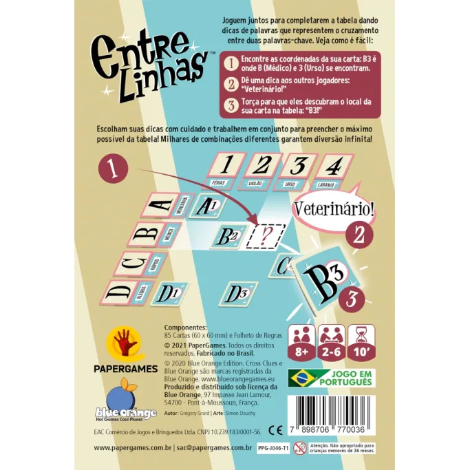 Entre Linhas - Papergames