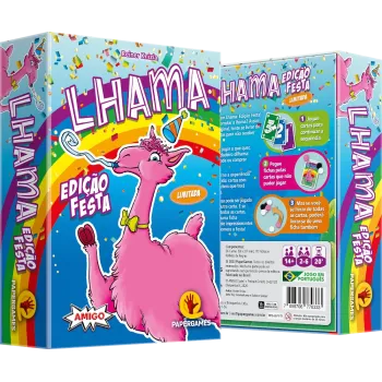Lhama: Edição Festas - Papergames Lhama: Edição Festas - Papergames