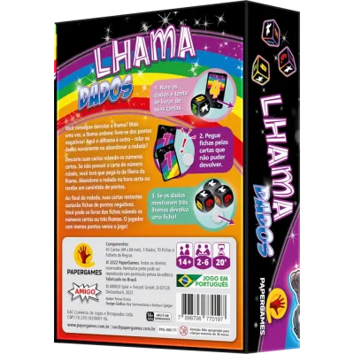 Lhama Dados - Papergames Lhama Dados - Papergames