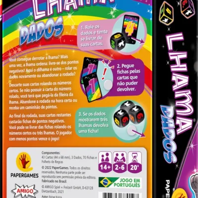 Lhama Dados - Papergames Lhama Dados - Papergames