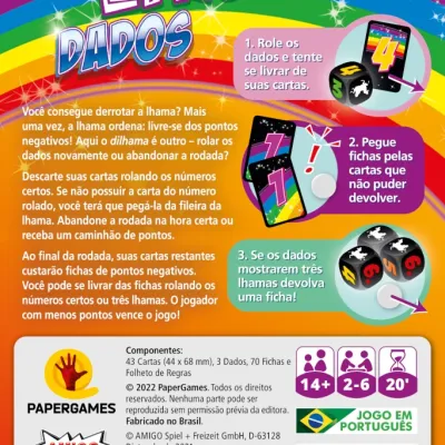 Lhama Dados - Papergames Lhama Dados - Papergames