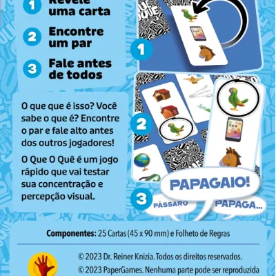 O Que O Quê - Papergames