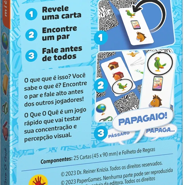 O Que O Quê - Papergames