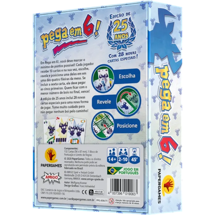 Pega em 6! Edição de 25 Anos - Papergames