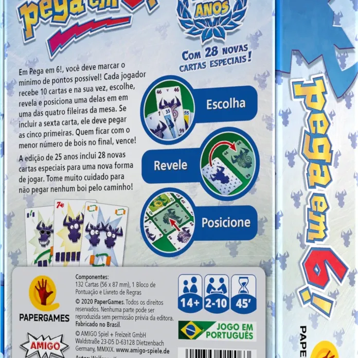 Pega em 6! Edição de 25 Anos - Papergames Pega em 6! Edição de 25 Anos - Papergames