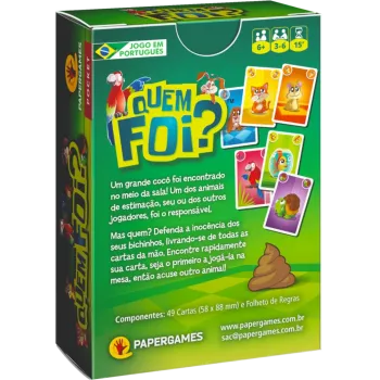Quem Foi? - Papergames