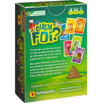 Quem Foi? - Papergames