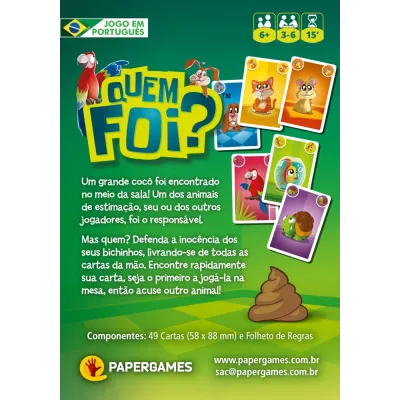 Quem Foi? - Papergames