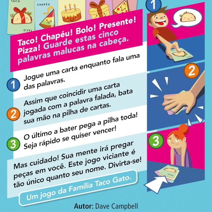 Taco Chapéu Bolo Presente Pizza - Papergames