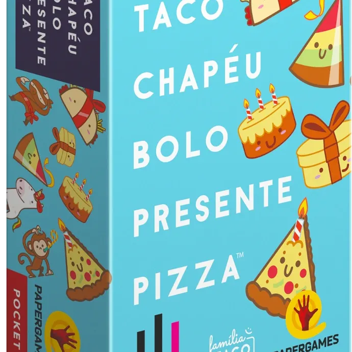Taco Chapéu Bolo Presente Pizza - Papergames