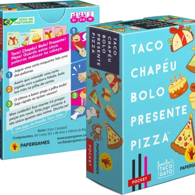 Taco Chapéu Bolo Presente Pizza - Papergames