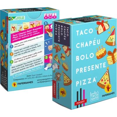 Taco Chapéu Bolo Presente Pizza - Papergames
