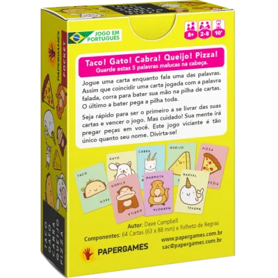 Taco Gato Cabra Queijo Pizza - Papergames