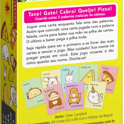 Taco Gato Cabra Queijo Pizza - Papergames Taco Gato Cabra Queijo Pizza - Papergames