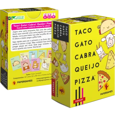 Taco Gato Cabra Queijo Pizza - Papergames