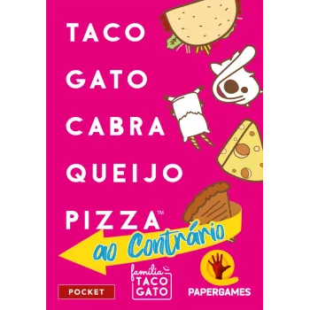 Taco Gato Cabra Queijo Pizza: ao Contrário - Papergames