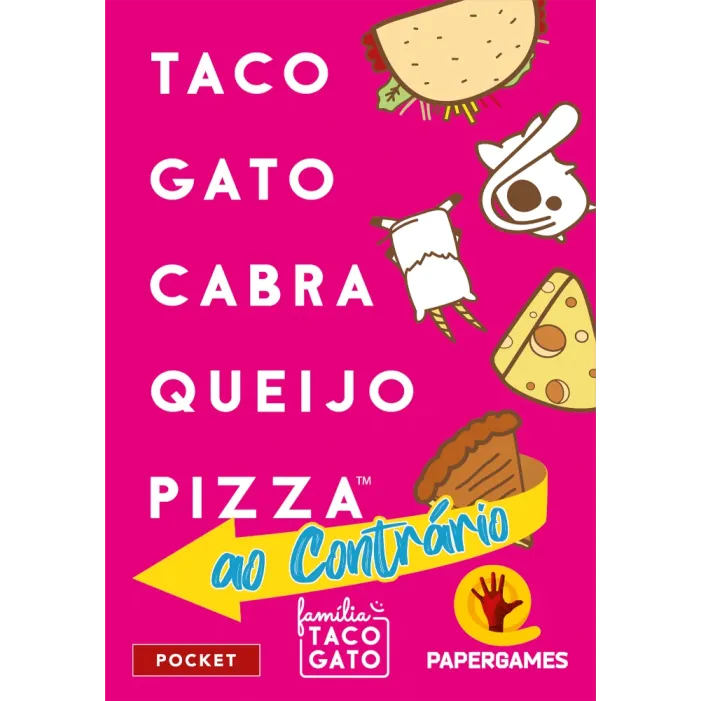 Taco Gato Cabra Queijo Pizza: ao Contrário - Papergames