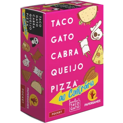 Taco Gato Cabra Queijo Pizza: ao Contrário - Papergames