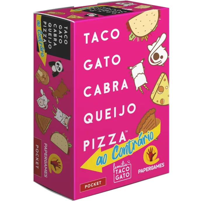 Taco Gato Cabra Queijo Pizza: ao Contrário - Papergames