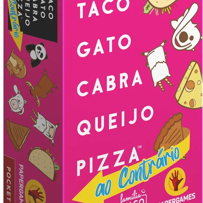 Taco Gato Cabra Queijo Pizza: ao Contrário - Papergames