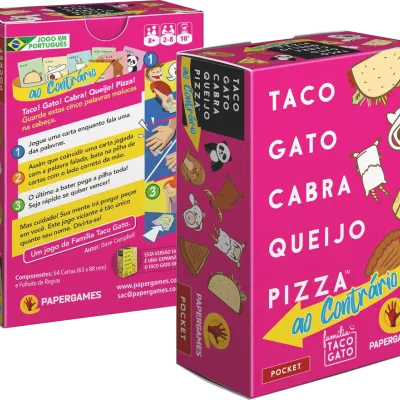 Taco Gato Cabra Queijo Pizza: ao Contrário - Papergames