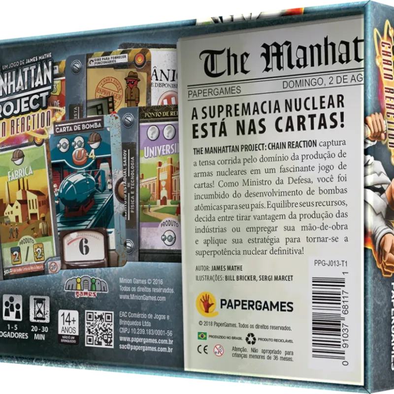 Manhattan Project, The: Chain Reaction - Papergames