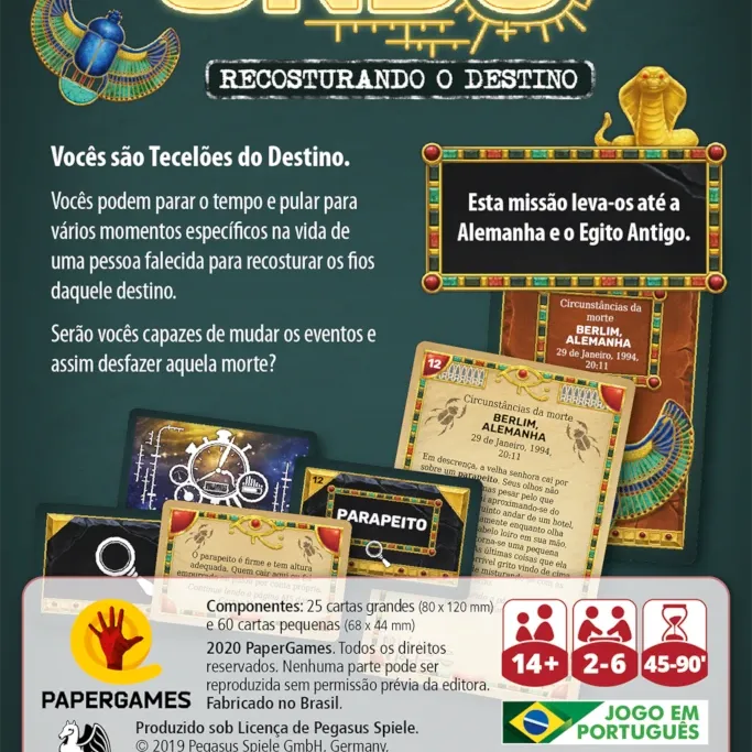 UNDO: Maldição do Passado - Papergames