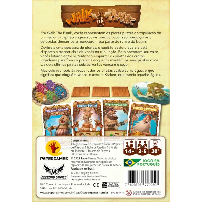 Walk The Plank - Papergames
