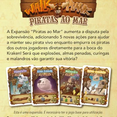 Walk The Plank Expansão “Piratas ao Mar” - Papergames