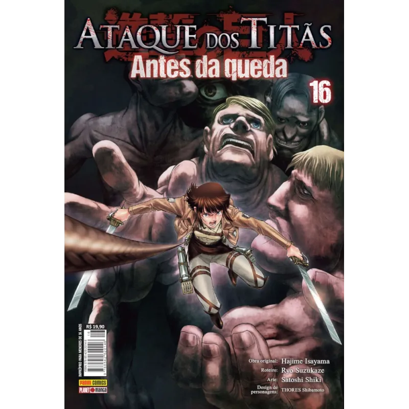 Ataque dos Titãs Antes da Queda - Vol. 16