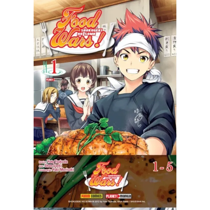 Food Wars Vols. 01ao05