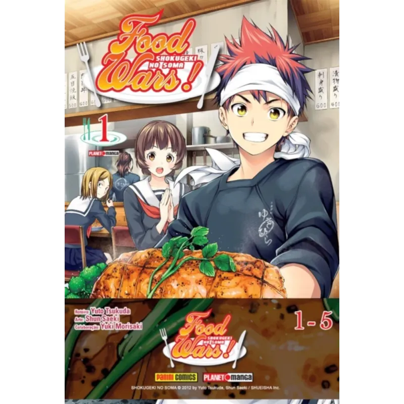 Food Wars Vols. 01ao05