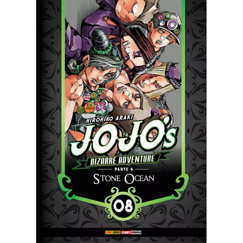 Jojo's Bizarre Adventure Parte 06 Stone Ocean - Vol. 08