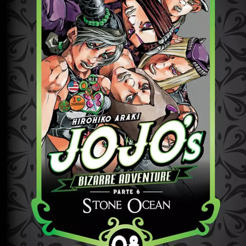 Jojo's Bizarre Adventure Parte 06 Stone Ocean - Vol. 08 Jojo's Bizarre Adventure Parte 06 Stone Ocean - Vol. 08