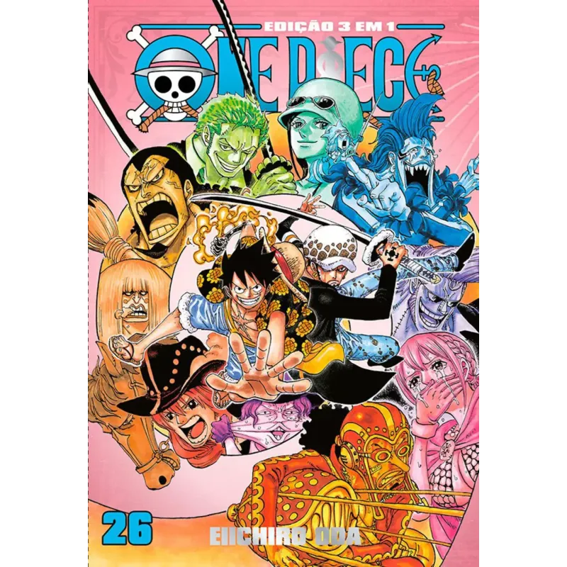 One Piece 3 em 1 Vol. 26